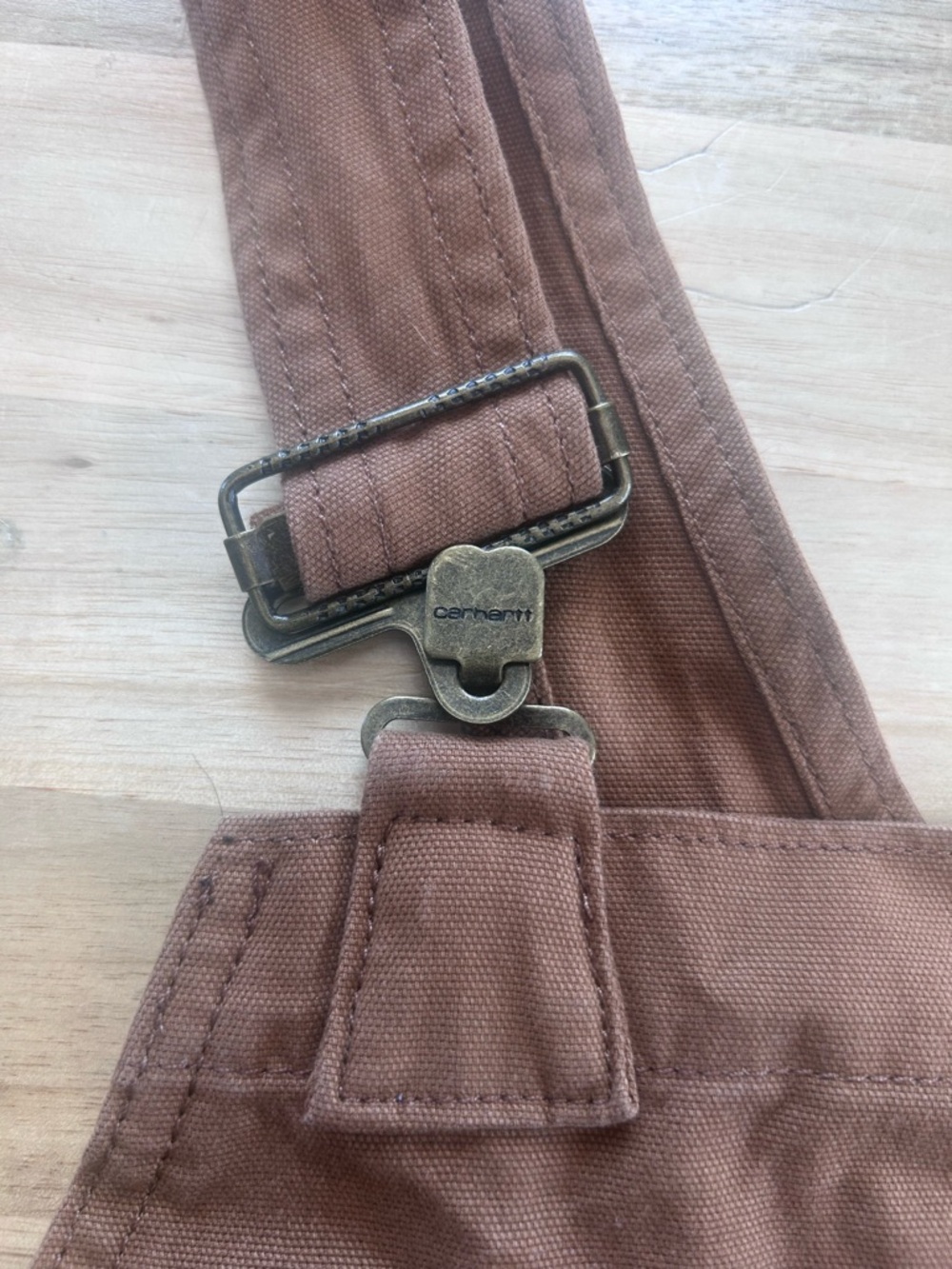 Carhartt Rugged Flex Relaxed Fit Canvas Shortall Women Xl Brown - Picture 4 of 6